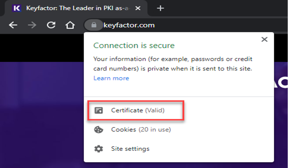 Ensure to have a Valid SSL Certificate