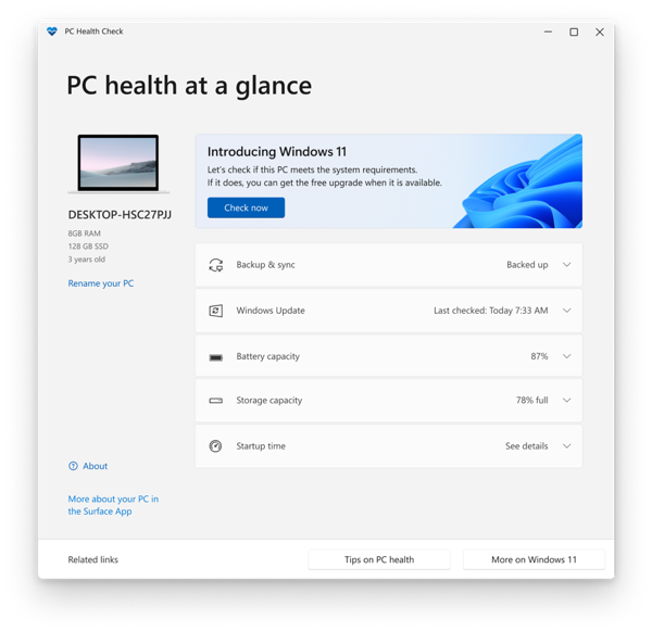 Check Your PC’s Health