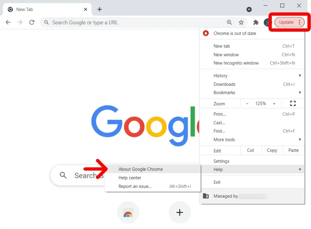 Update Your Chrome Browser