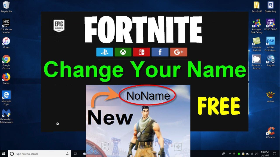 Steps to Change Fortnite Name on Computer