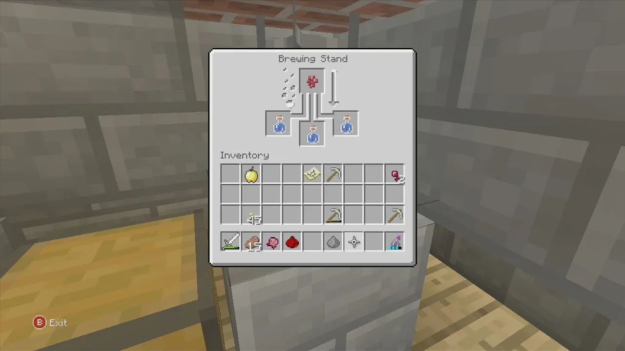 How to Brew a Potion of Weakness in Minecraft?